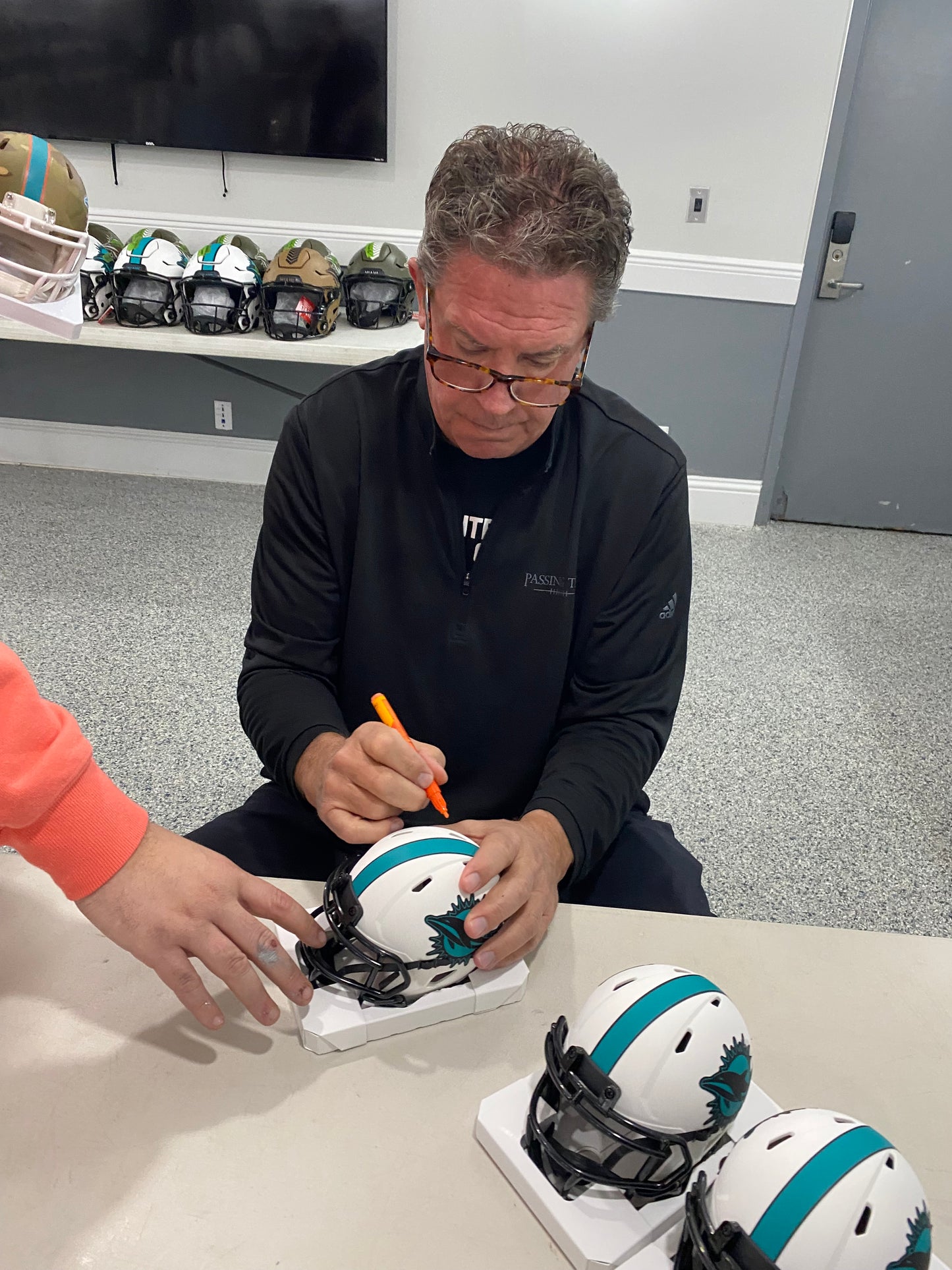 Dan Marino Signed Miami Dolphins Lunar Eclipse Alternate Speed Mini Helmet