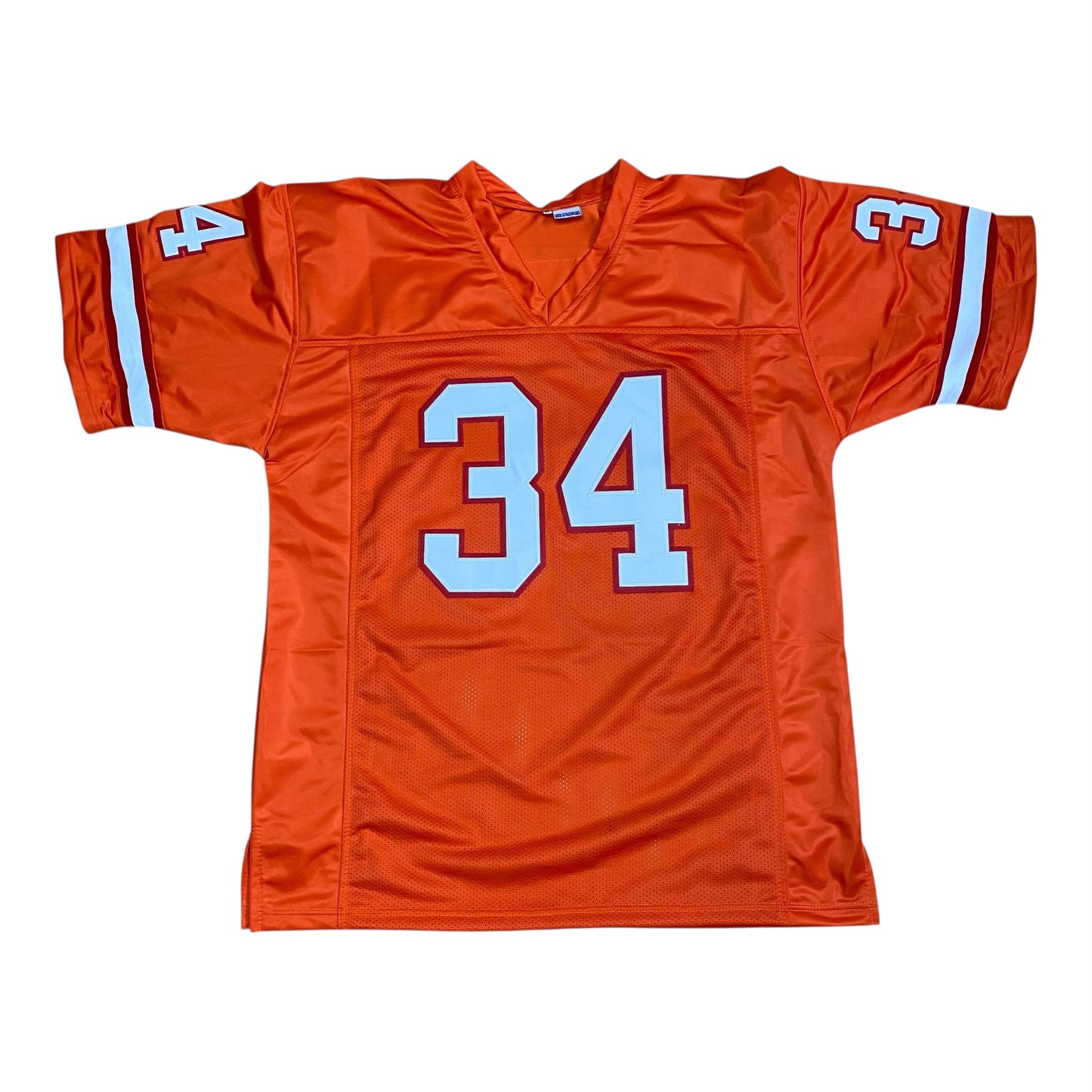 Dexter Jackson signed Orange #34 stitched jersey - Tampa Bay Buccaneers Creamsicle Style