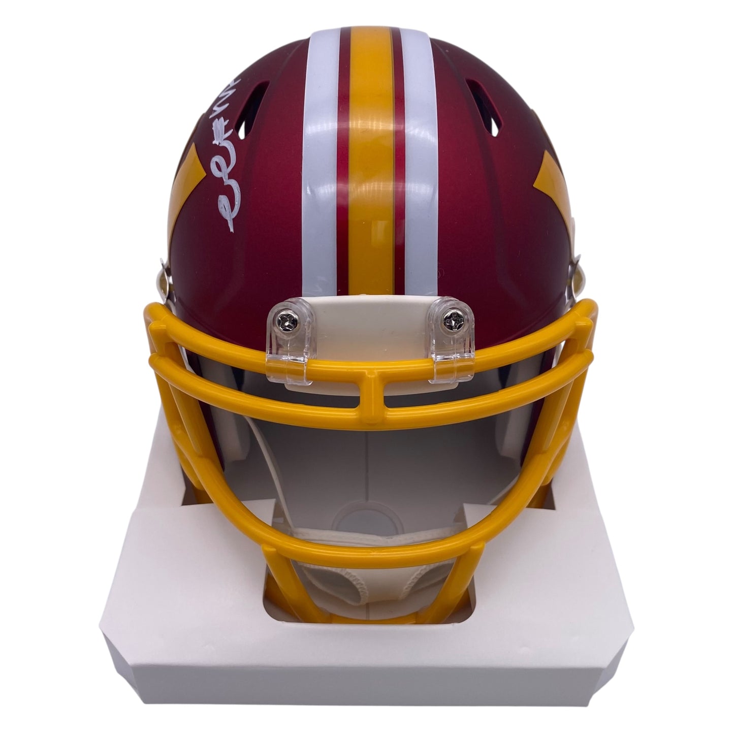 Jacory Croskey-Merritt Signed Washington Commanders 2025 On Field Alternate Speed Mini Helmet