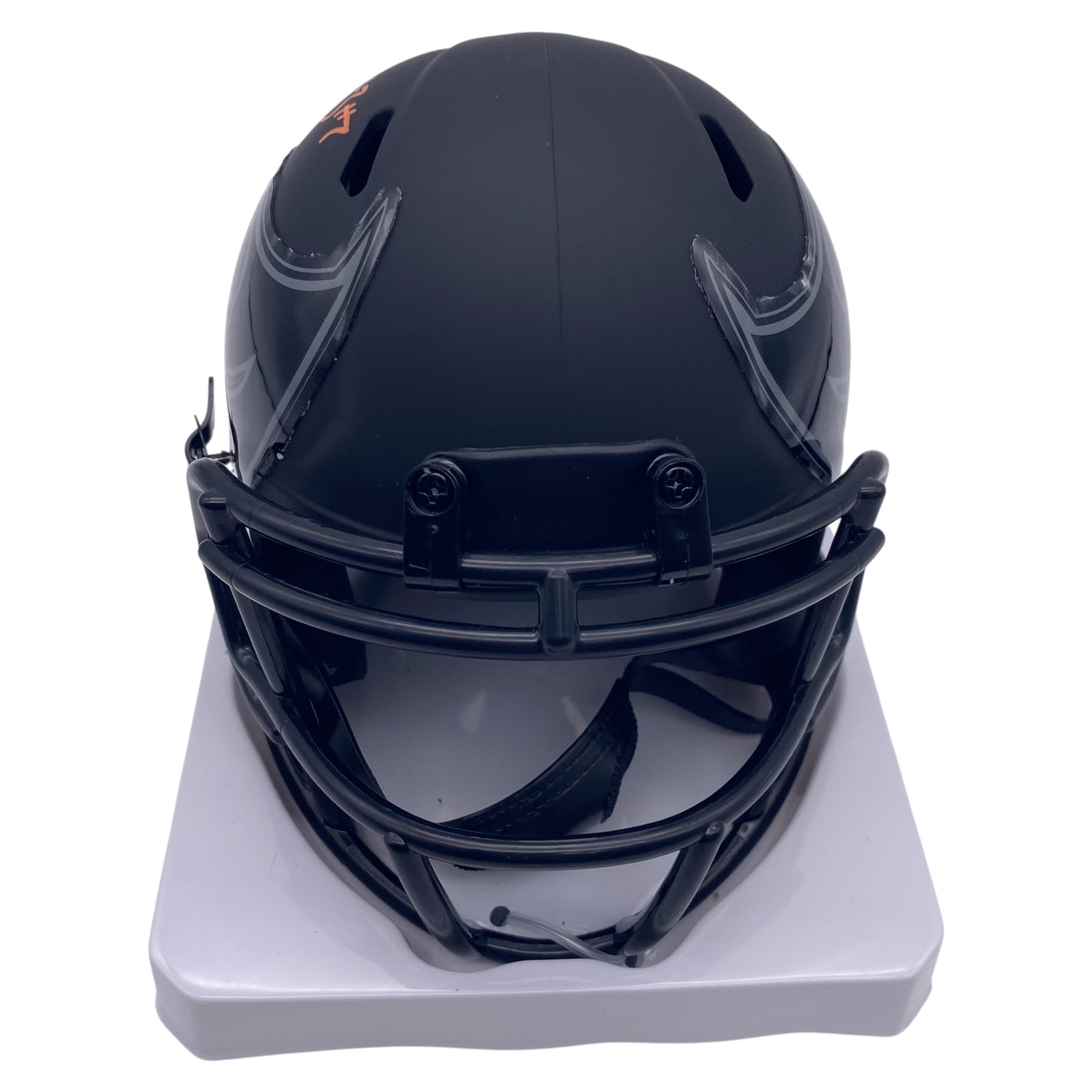 Bucky Irving Signed Tampa Bay Buccaneers Blackout Speed Mini Helmet