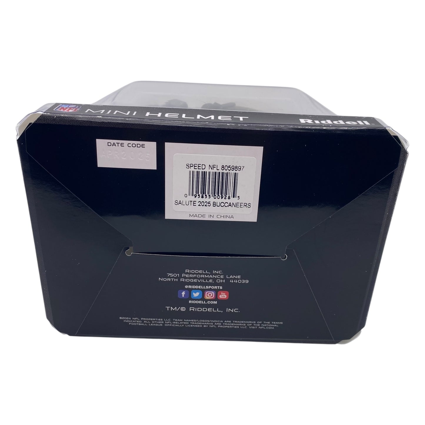 Mike Alstott Signed Tampa Bay Buccaneers 2025 Salute to Service Alternate Speed Mini Helmet