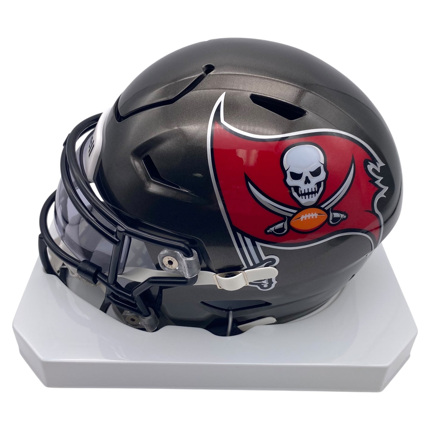 Bucky Irving Signed Tampa Bay Buccaneers MIDI Mid Size SpeedFlex Helmet