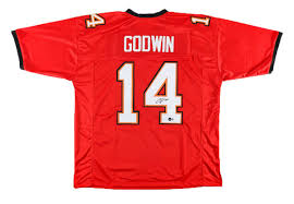 Chris Godwin Signed #14 Stitched Red Jersey Tampa Style