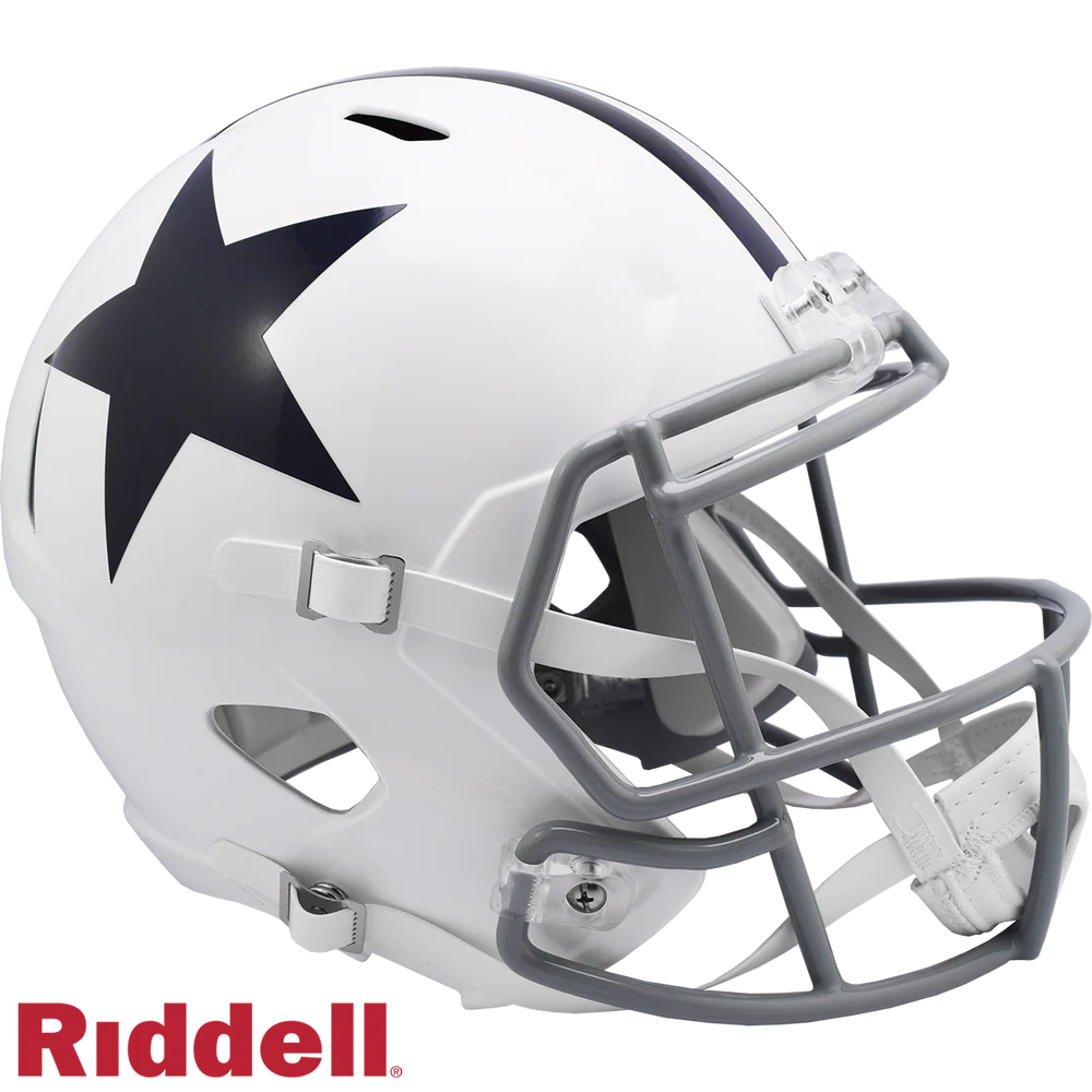 Tony Romo Signed Dallas Cowboys White Alternate Full Size Replica Speed Football Helmet