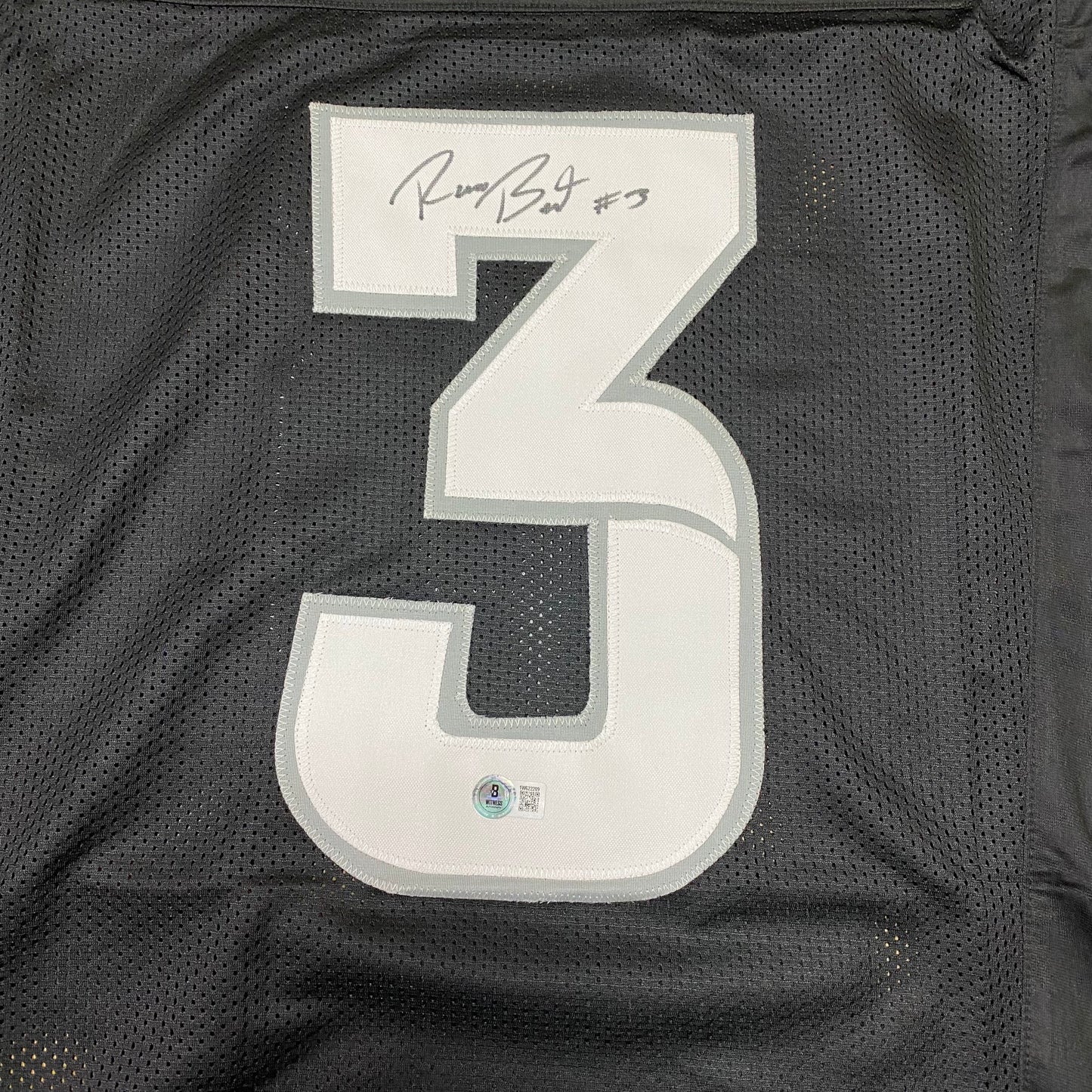 Rocco Becht Signed Black #3 Stitched Jersey - Iowa State Cyclones Style