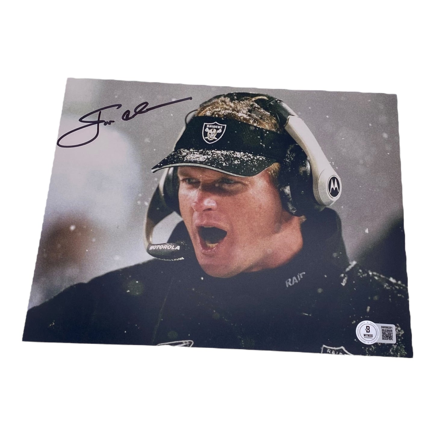 Coach Jon Gruden Signed Las Vegas Raiders 8x10 Photo