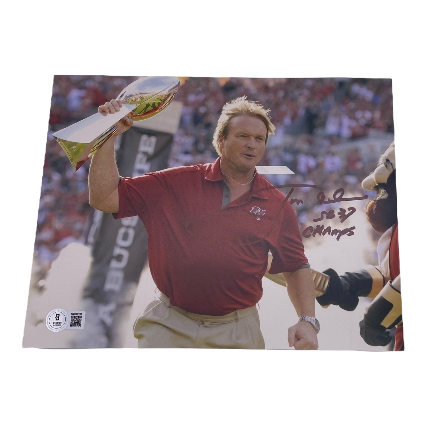 Coach Jon Gruden Signed Tampa Bay Buccaneers 8x10 Photo