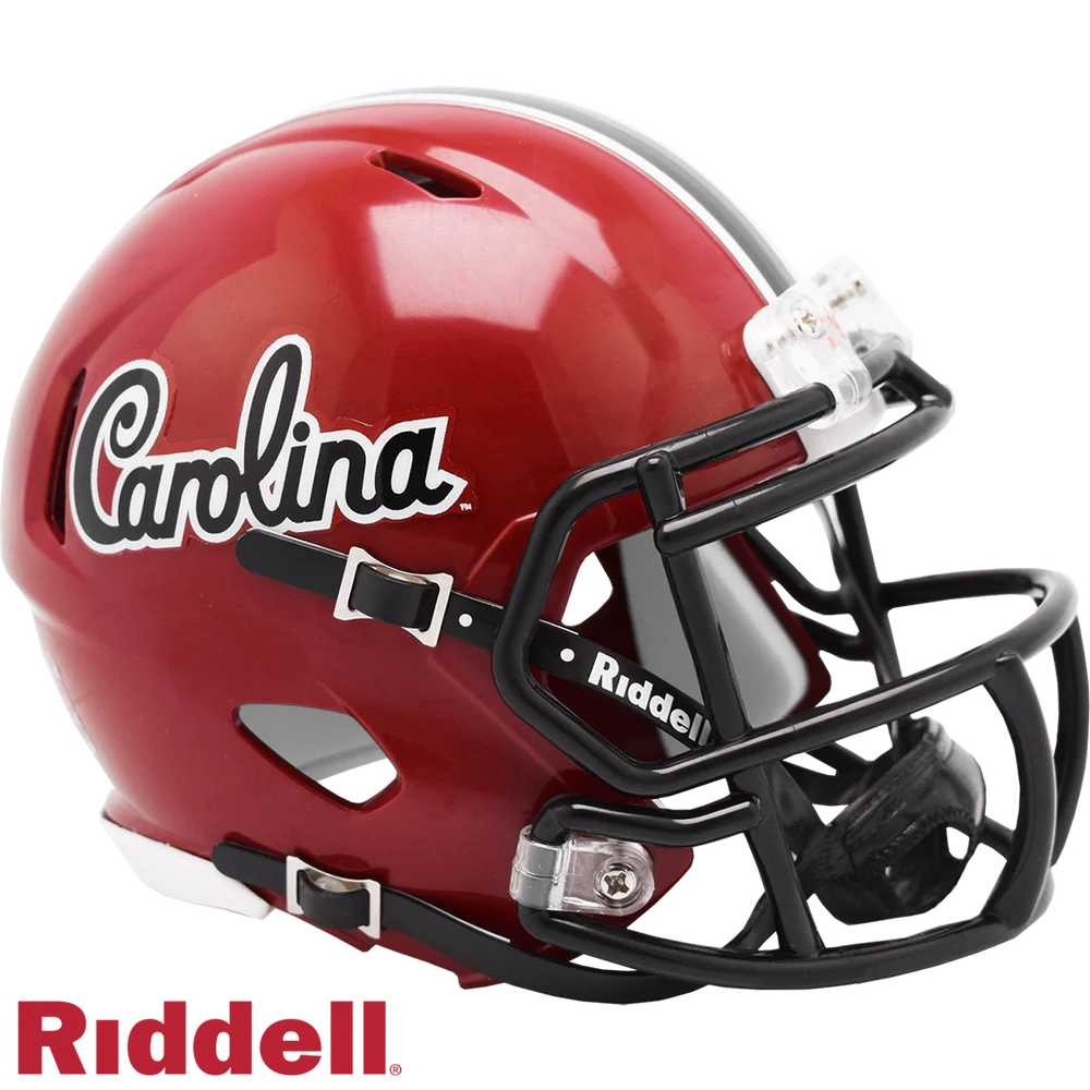 Steve Spurrier Signed South Carolina Gamecocks Cardinal Alternate Mini Football Helmet