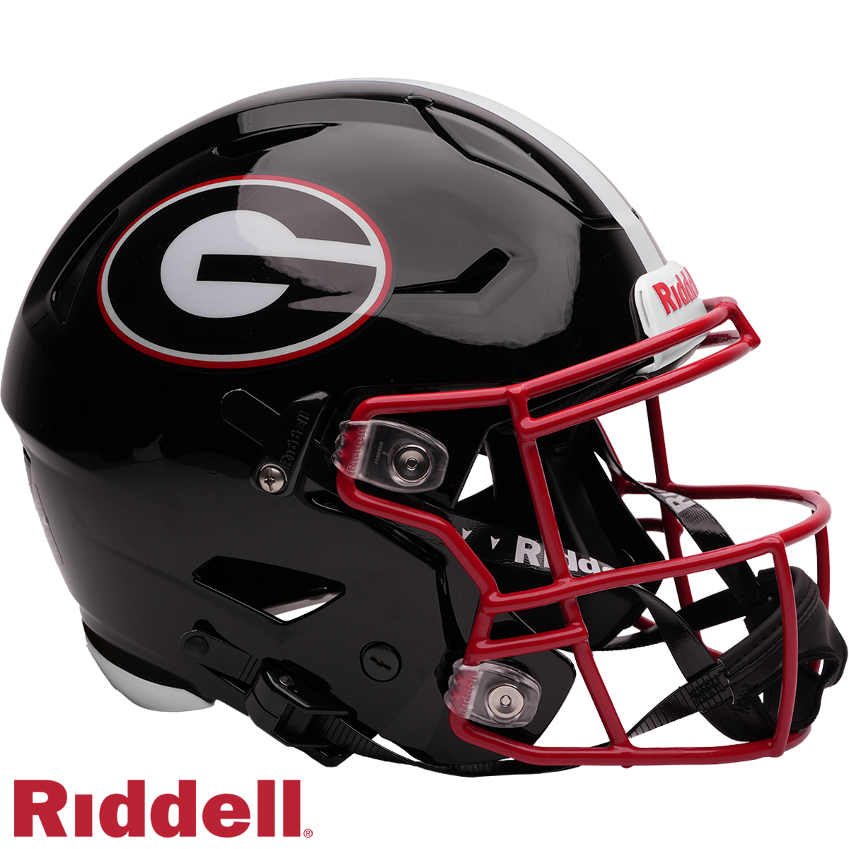 Brock Bowers Signed Georgia Bulldogs Black Alternate Speedflex Authentic Full Size Football Helmet