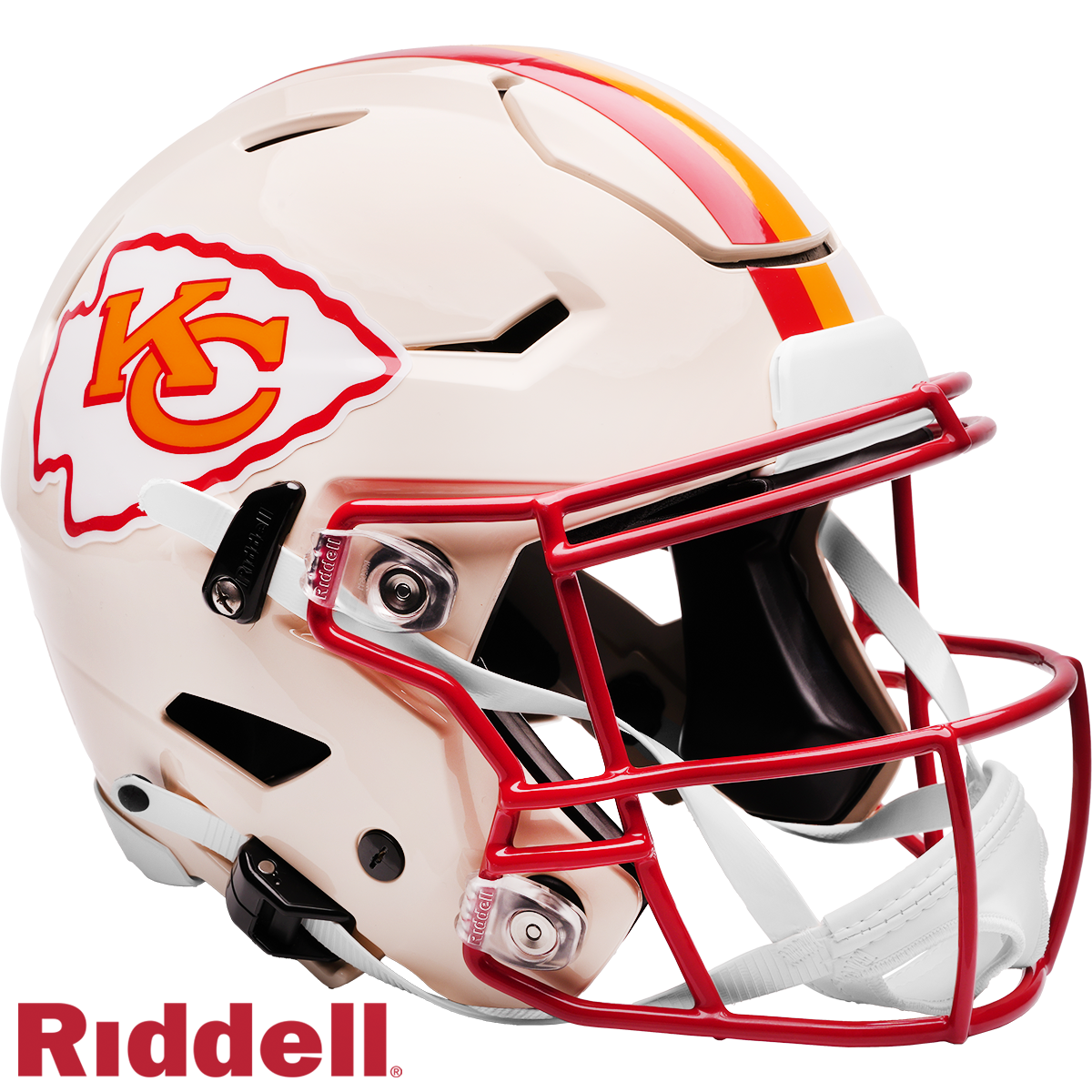 Rashee Rice Signed Kansas City Chiefs Retro Alternate Speedflex Full Size Authentic Football Helmet