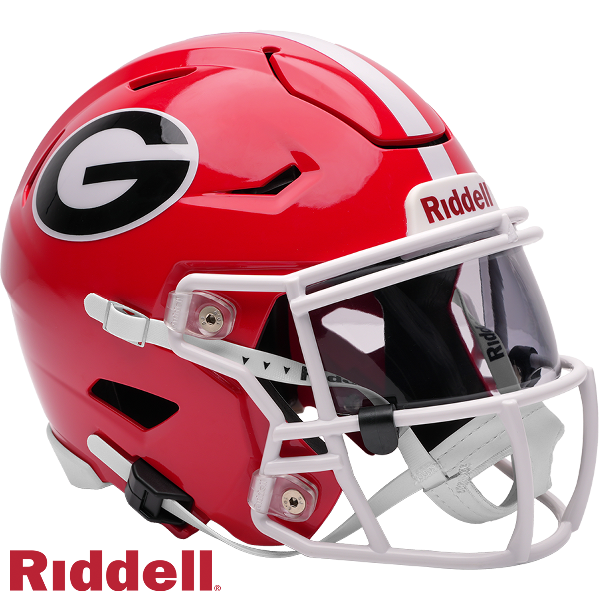 Brock Bowers Signed Georgia Bulldogs Speedflex Mid Size MIDI Football Helmet