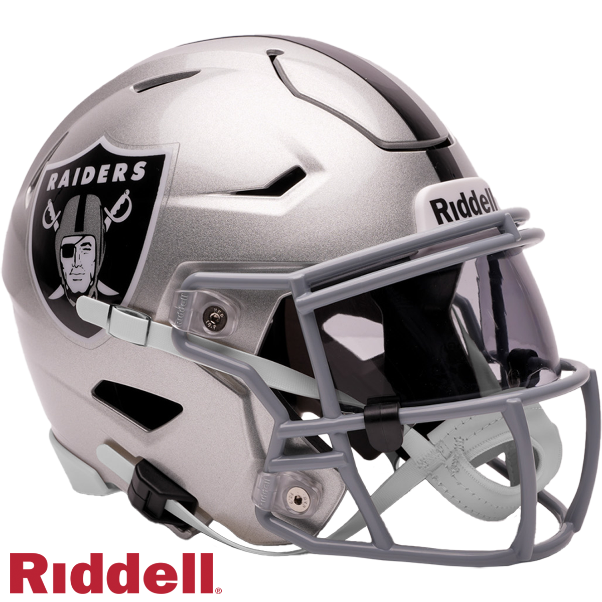 Brock Bowers Signed Las Vegas Raiders Speedflex Mid Size MIDI Football Helmet