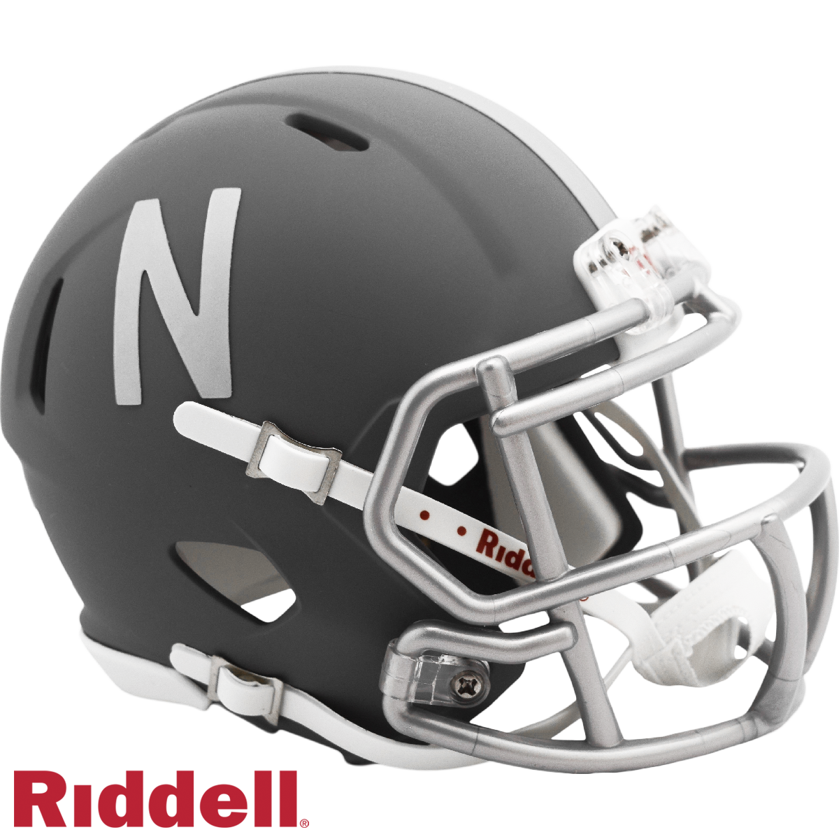 Ndamukong Suh Signed Nebraska Cornhuskers Slate Alternate Speed Mini Helmet