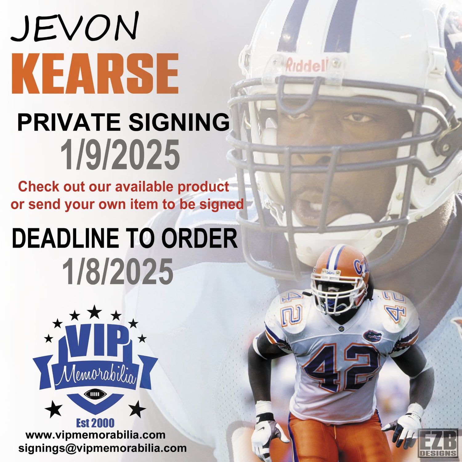 Jevon Kearse Private Signing - Late November, 2025