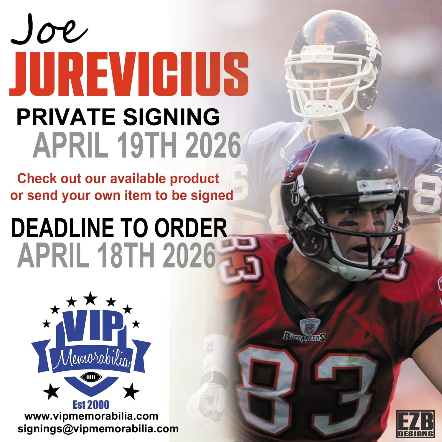 Joe Jurevicius Private Signing - April 19, 2026
