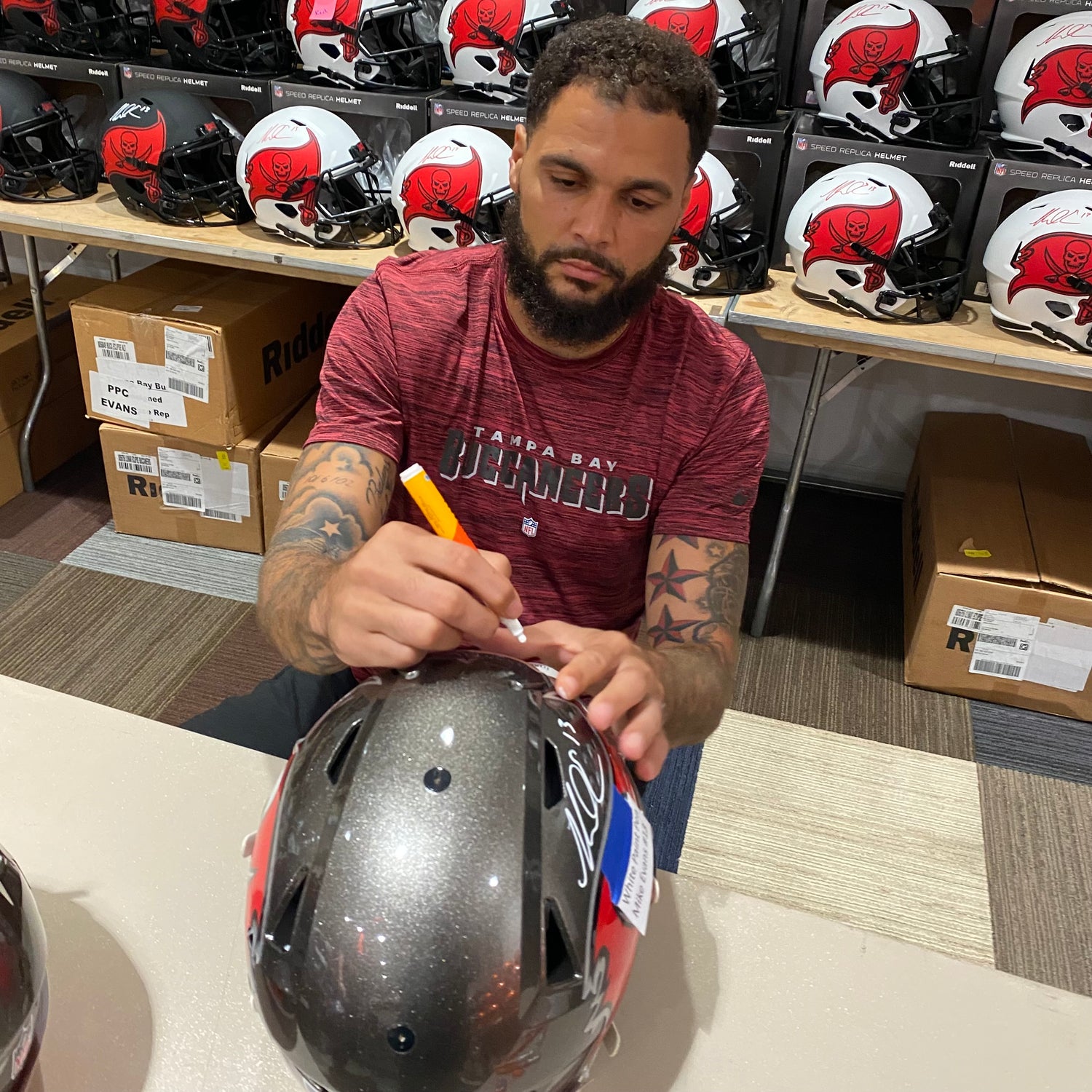 Mike Evans Private Signing November 15, 2023 - Click to Shop the Mike Evans Collection