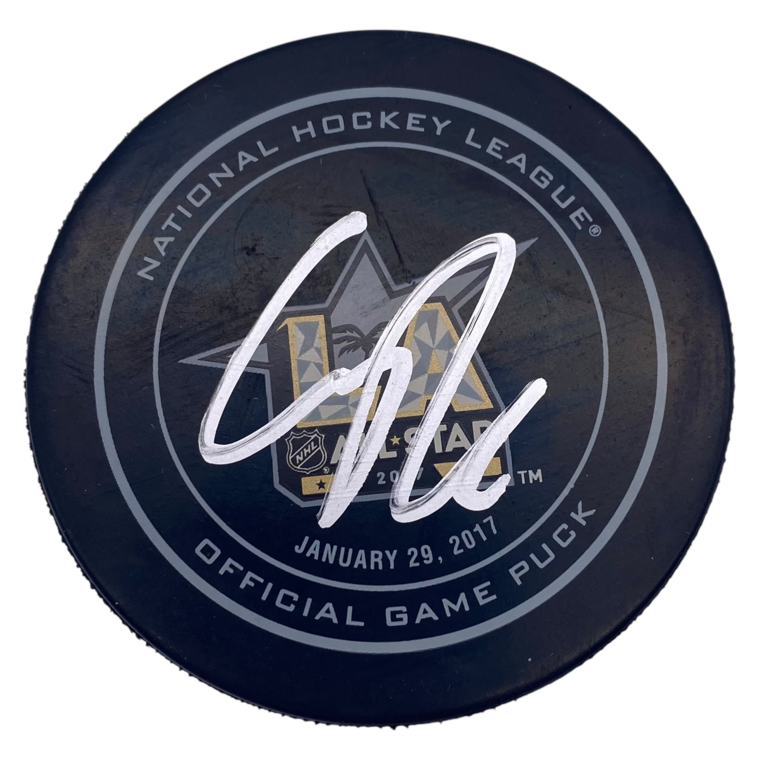 Signed Hockey Pucks