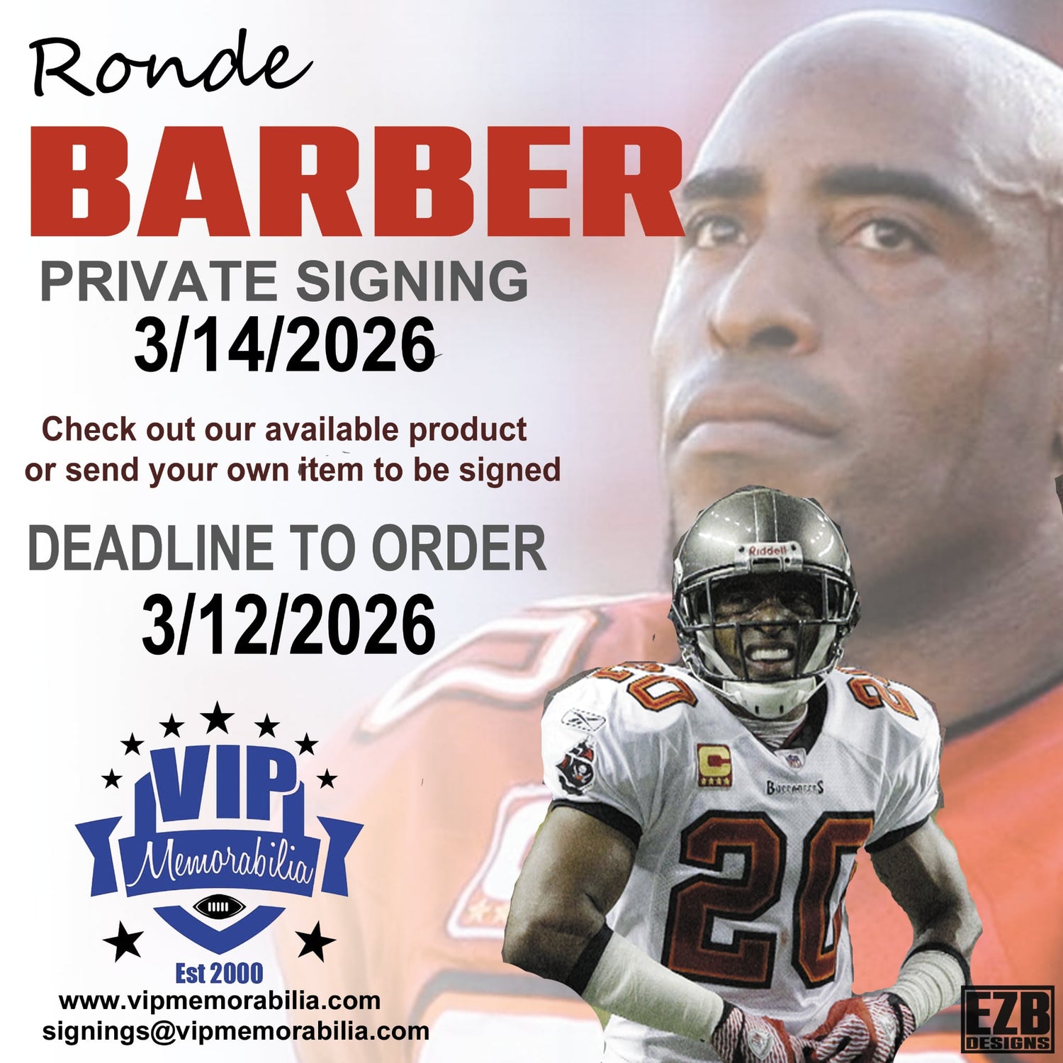 Ronde Barber Signing - March 14, 2026