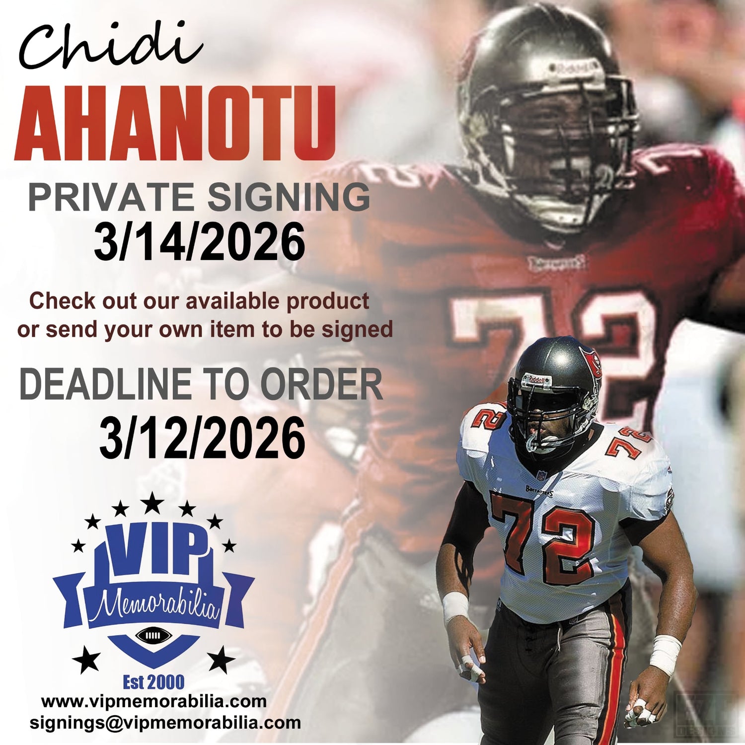 Chidi Ahanotu Signing - March 14, 2026