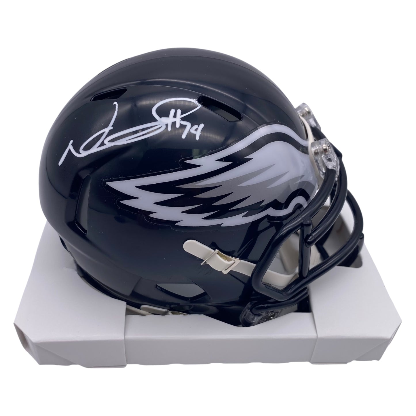 Ndamukong Suh Signed Philadelphia Eagles Black Alternate Speed Mini Helmet