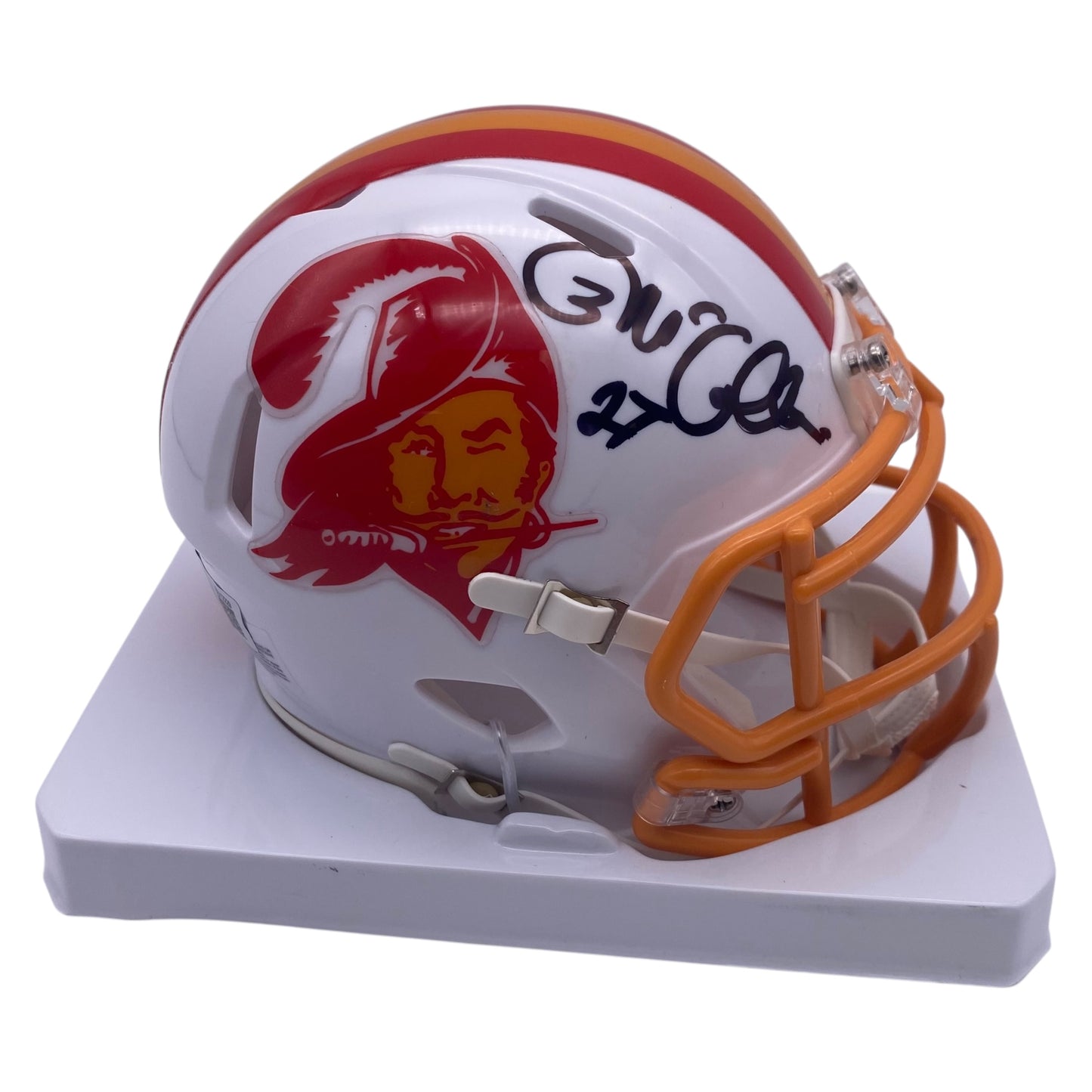 Zyon McCollum Signed Tampa Bay Buccaneers Speed Mini Helmet