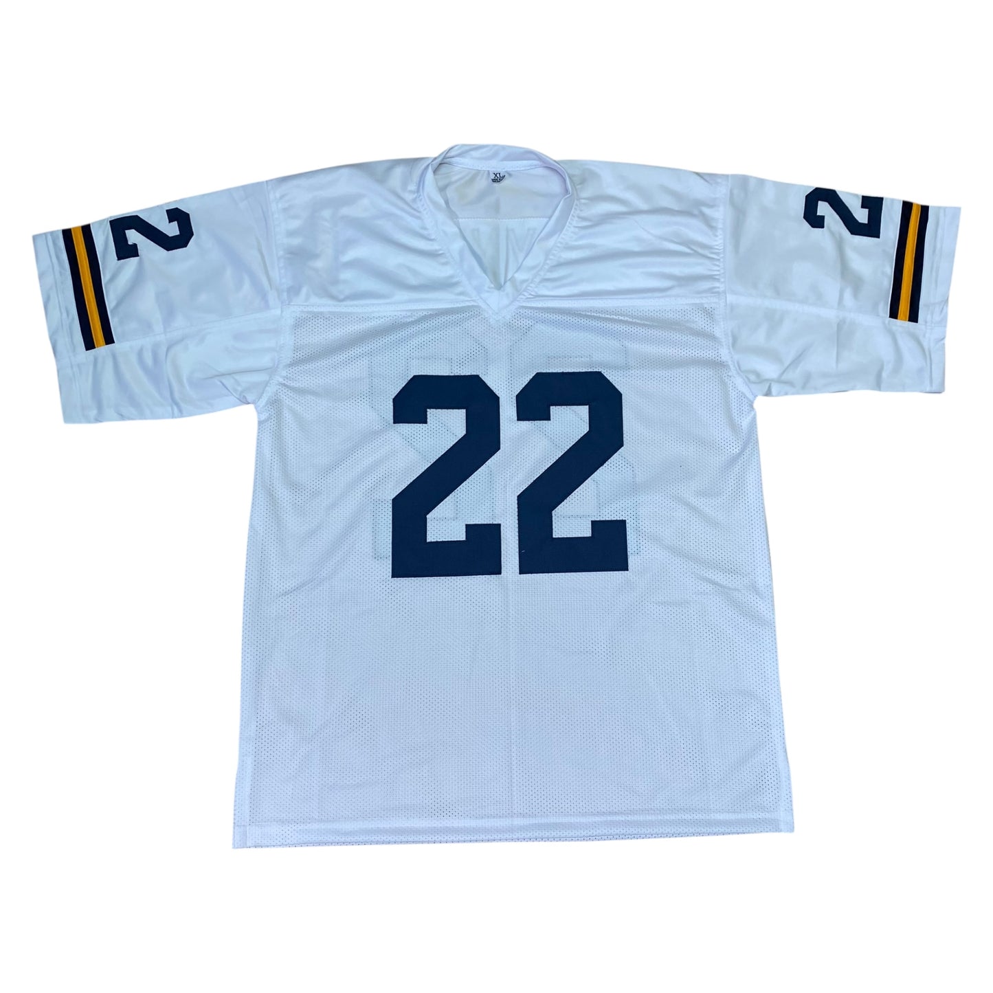 Justice Haynes Signed #22 Stitched White Jersey Michigan Wolverines Style