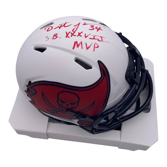 Dexter Jackson Signed Tampa Bay Buccaneers Lunar Eclipse Alternate Mini Helmet