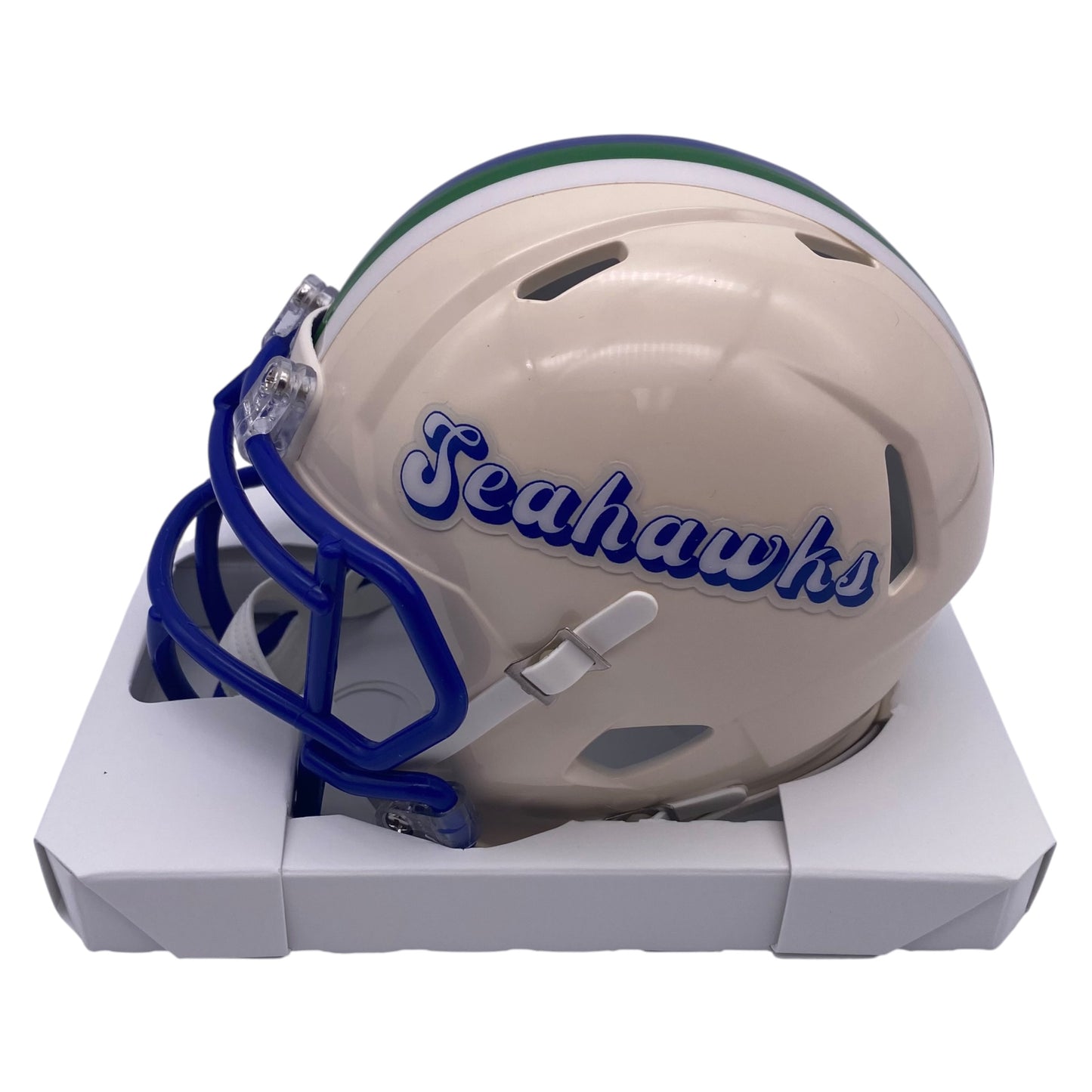 Joe Jurevicius Signed Seattle Seahawks Retro Alternate Mini Helmet
