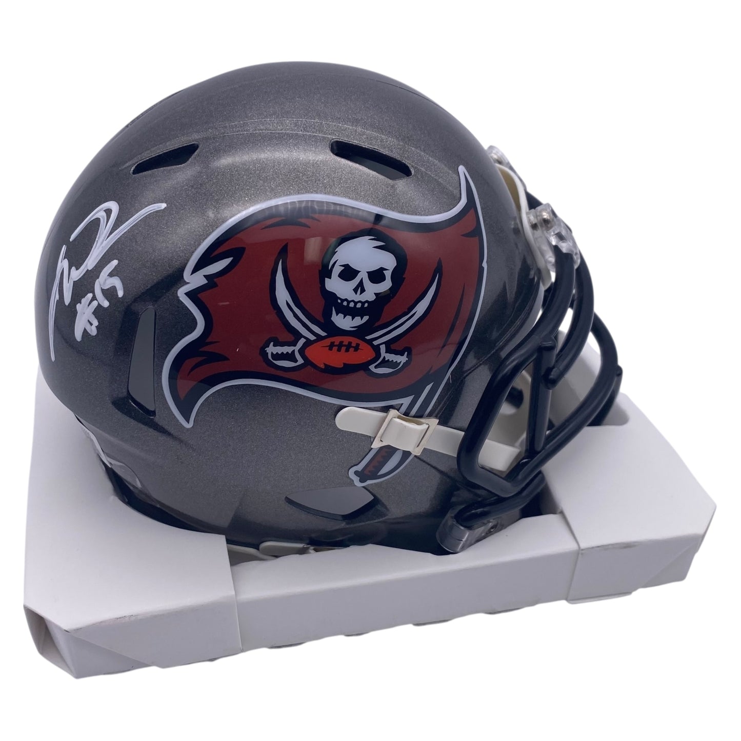 Jalen McMillan Signed Tampa Bay Buccaneers Speed Mini Helmet
