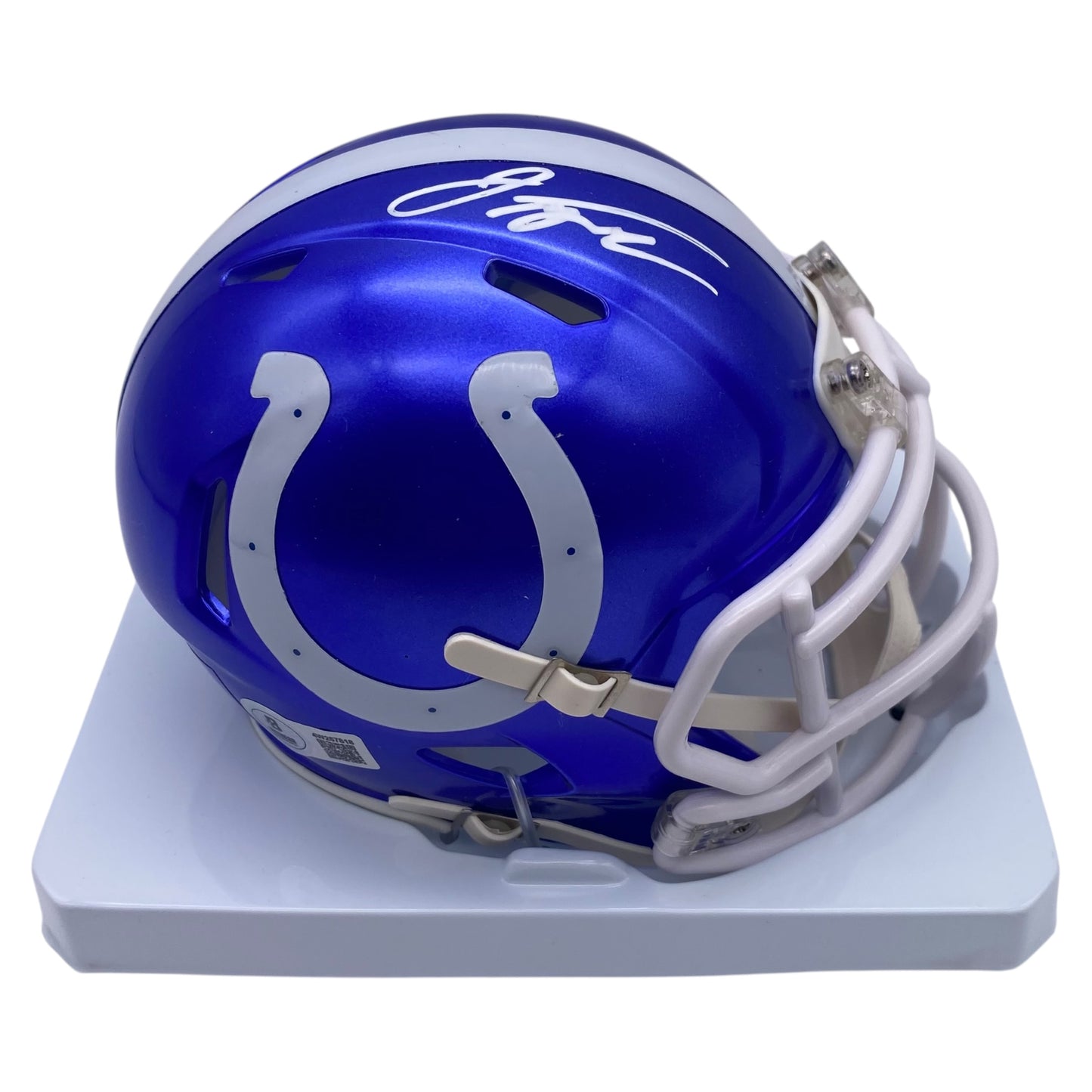 Jonathan Taylor Signed Indianapolis Colts Flash Alternate Mini Helmet