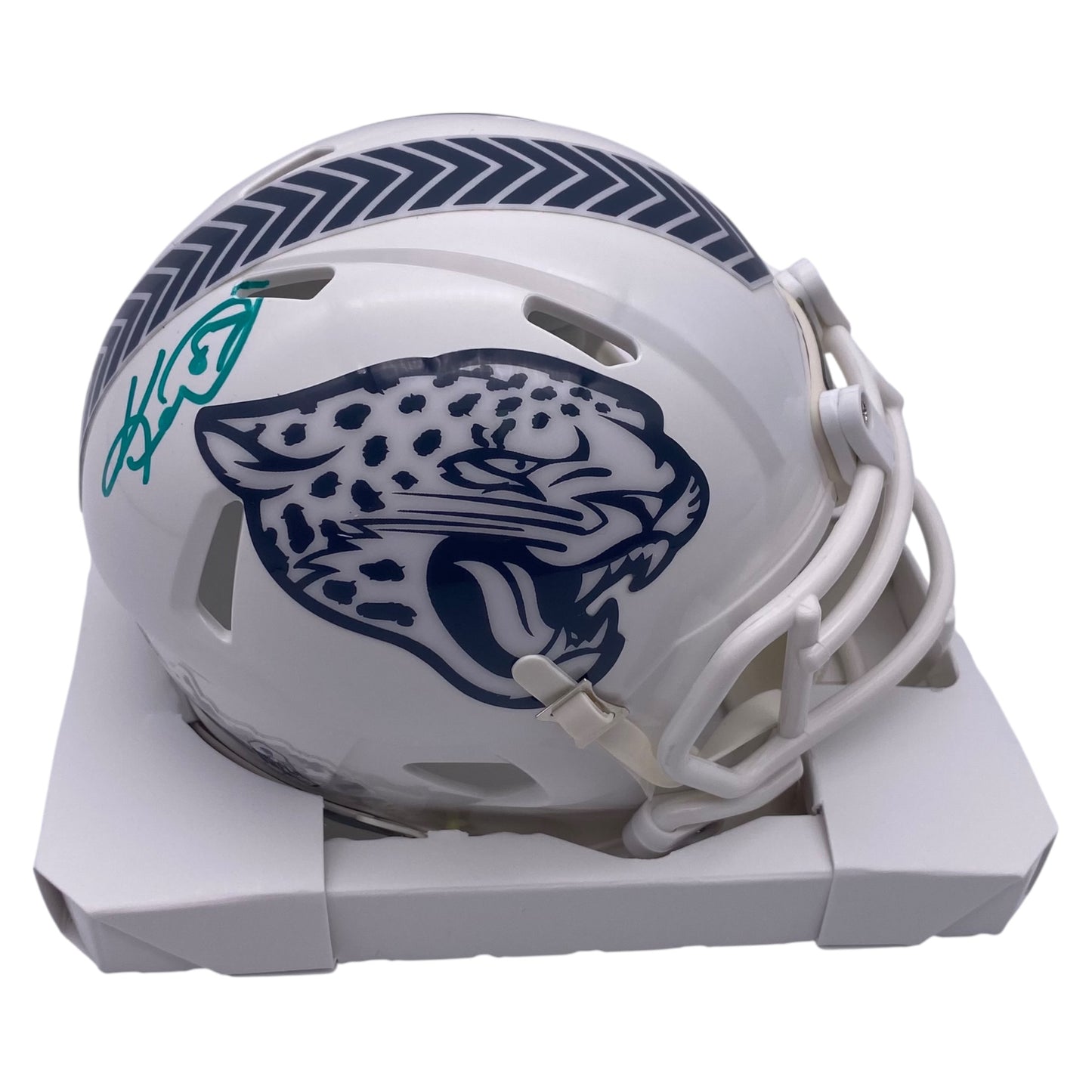 Keenan McCardell Signed Jacksonville Jaguars 2024 Salute To Service Alternate Mini Speed Football Helmet