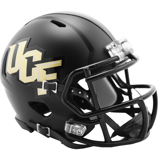 Daunte Culpepper Signed University of Central Florida UCF Golden Knights Black Speed Mini Helmet