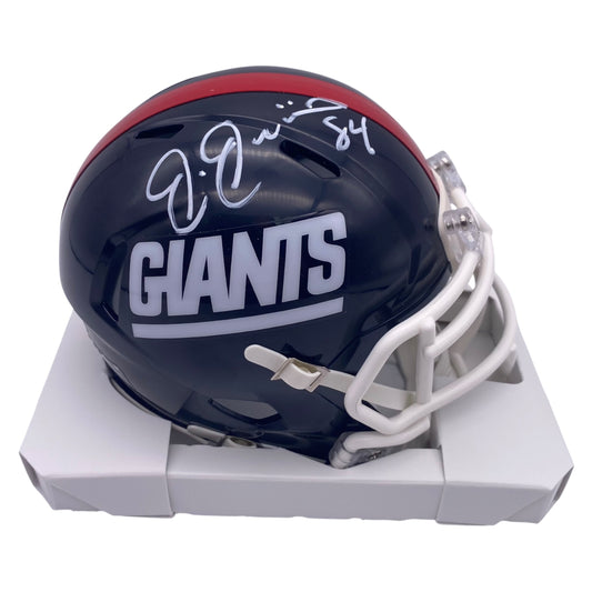 Joe Jurevicius Signed New York Giants Rookie Style Mini Helmet