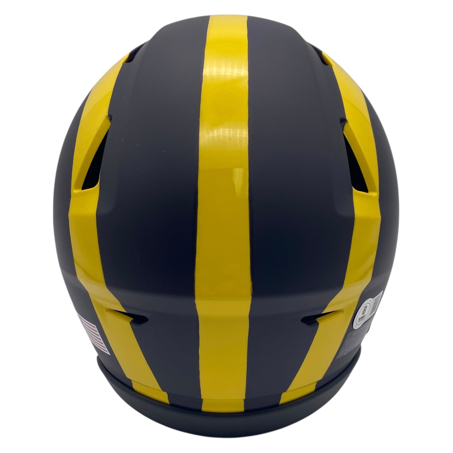 Justice Haynes Signed Michigan Wolverines MIDI Football Helmet Mid Size Speedflex New for 2025