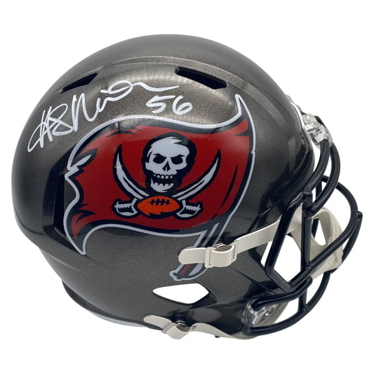 Hardy Nickerson Signed Tampa Bay Buccaneers Speed Replica Full Size Football Helmet