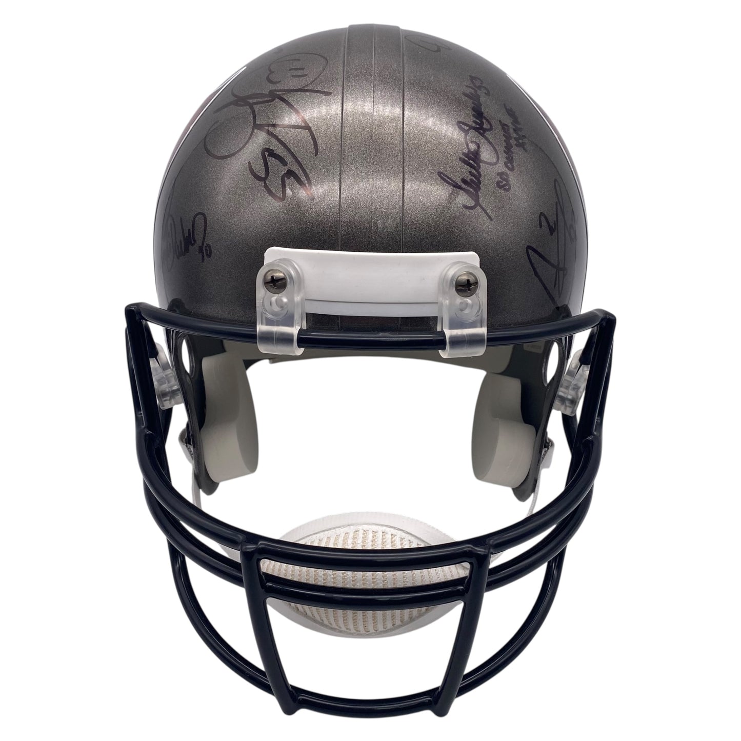 2002 Tampa Bay Buccaneers Full Size Deluxe Replica Super Bowl XXXVII Team Signed Helmet - 15 Autographs