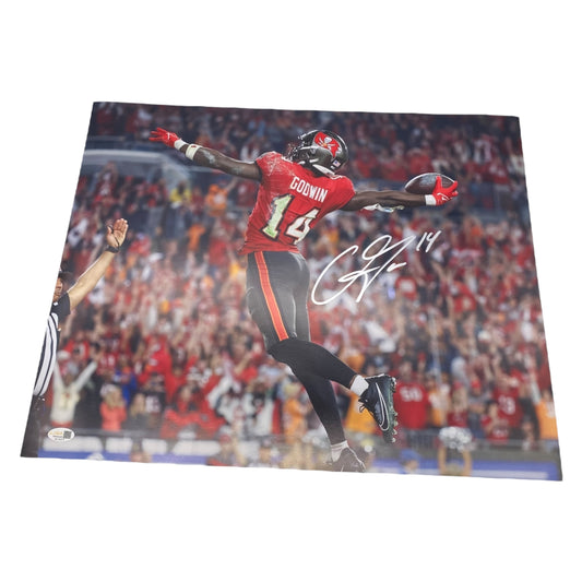 Chris Godwin Signed Tampa Bay Buccaneers 16x20 Photo