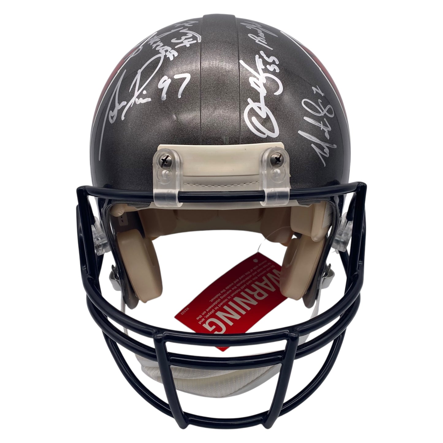 2002 Tampa Bay Buccaneers Full Size Authentic Super Bowl XXXVII Team Signed Helmet - 15 Autographs