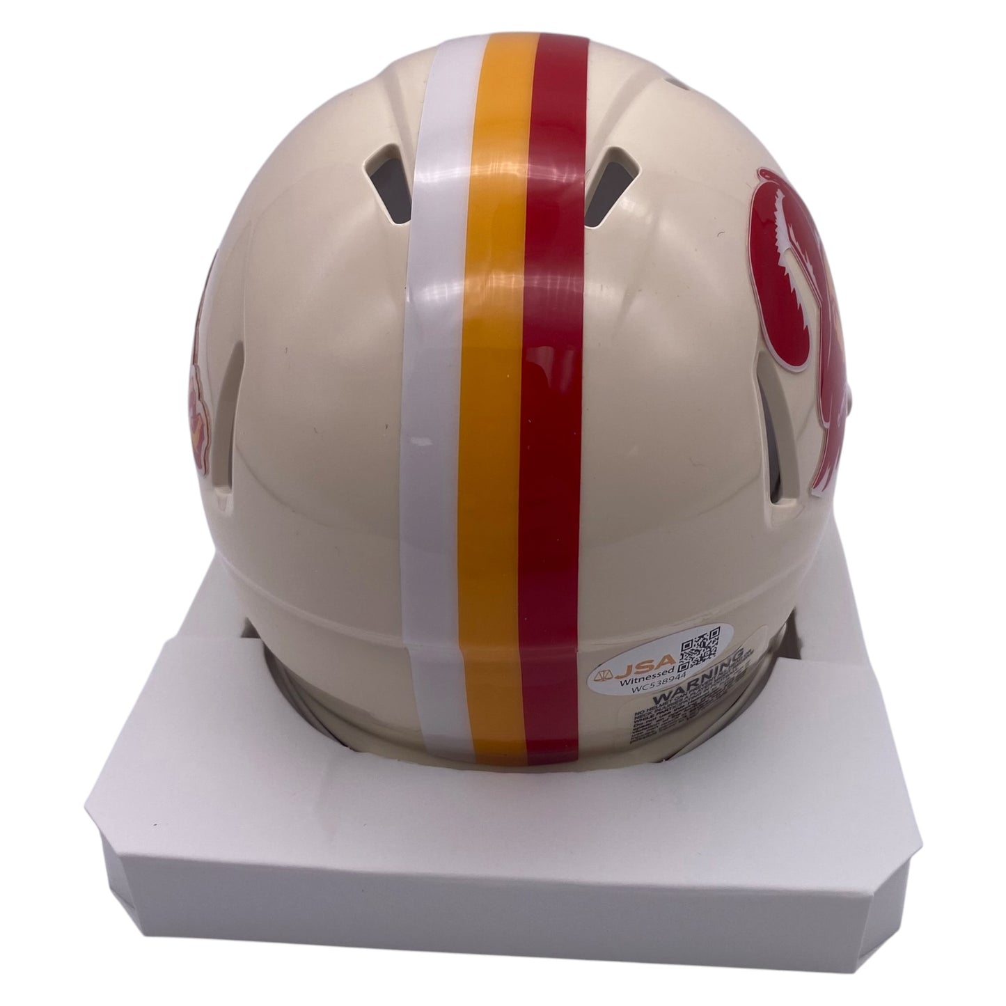 Hardy Nickerson Signed Tampa Bay Buccaneers Retro Alternate Mini Speed Football Helmet
