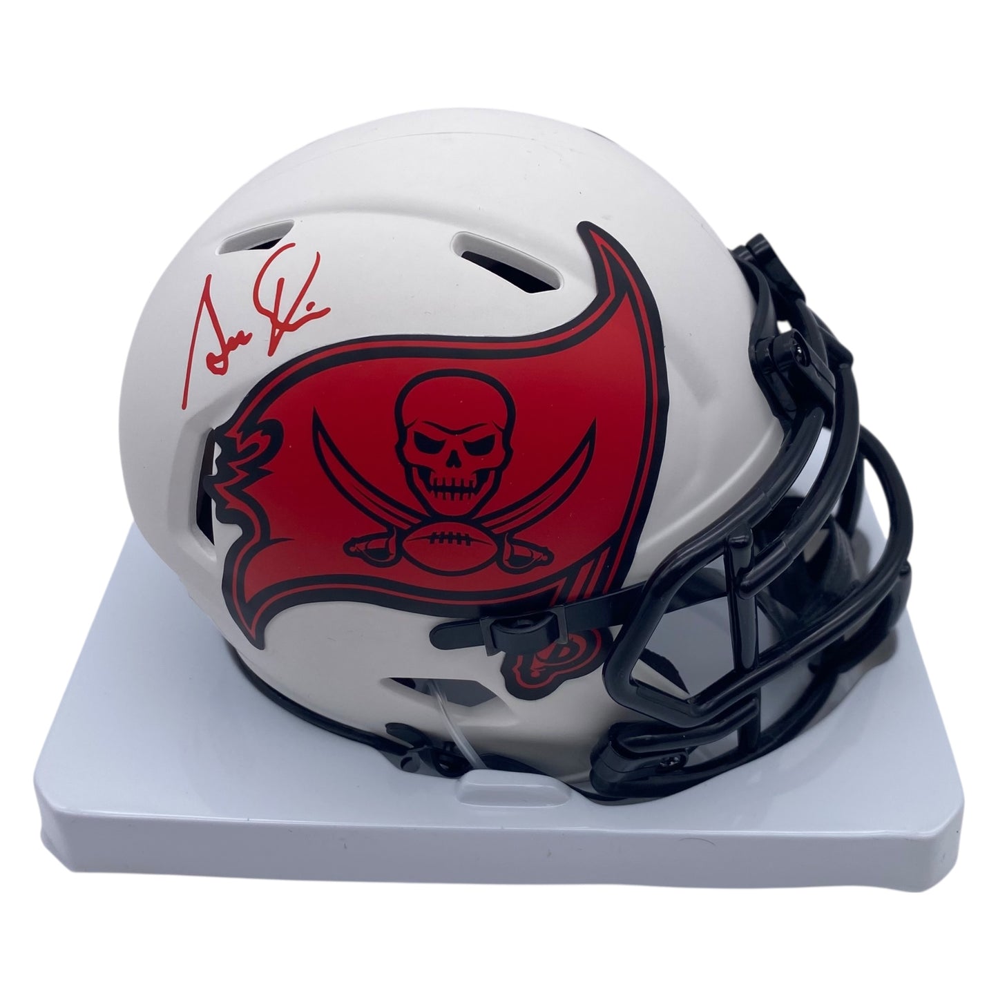 Simeon Rice Signed Tampa Bay Buccaneers Lunar Eclipse Alternate Mini Helmet
