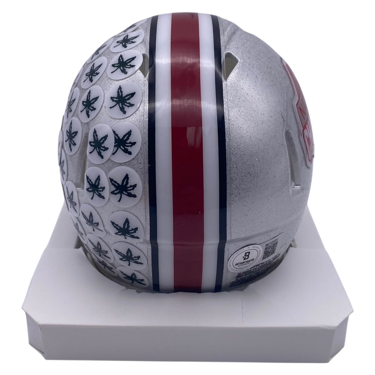 Emeka Egbuka Signed Ohio State Buckeyes 2024 Nationals Champions Alternate Speed Mini Helmet
