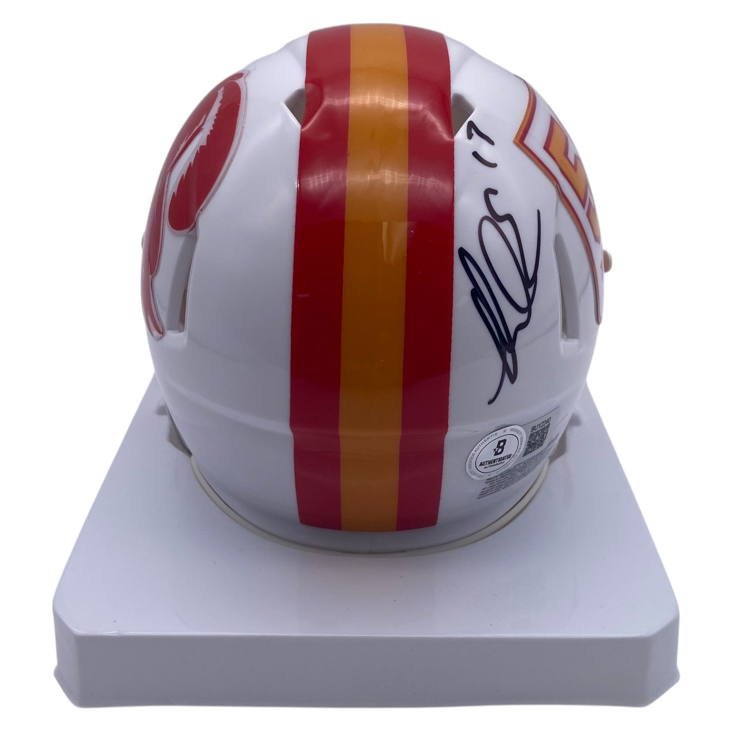 Mike Evans Signed Tampa Bay Buccaneers 50th Anniversary Alternate Speed Mini Helmet