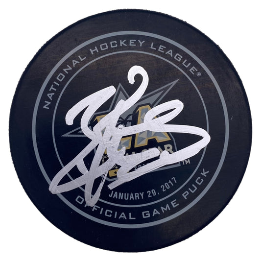 Braden Holtby Signed 2017 Los Angeles All Star Game Puck Washington Capitals