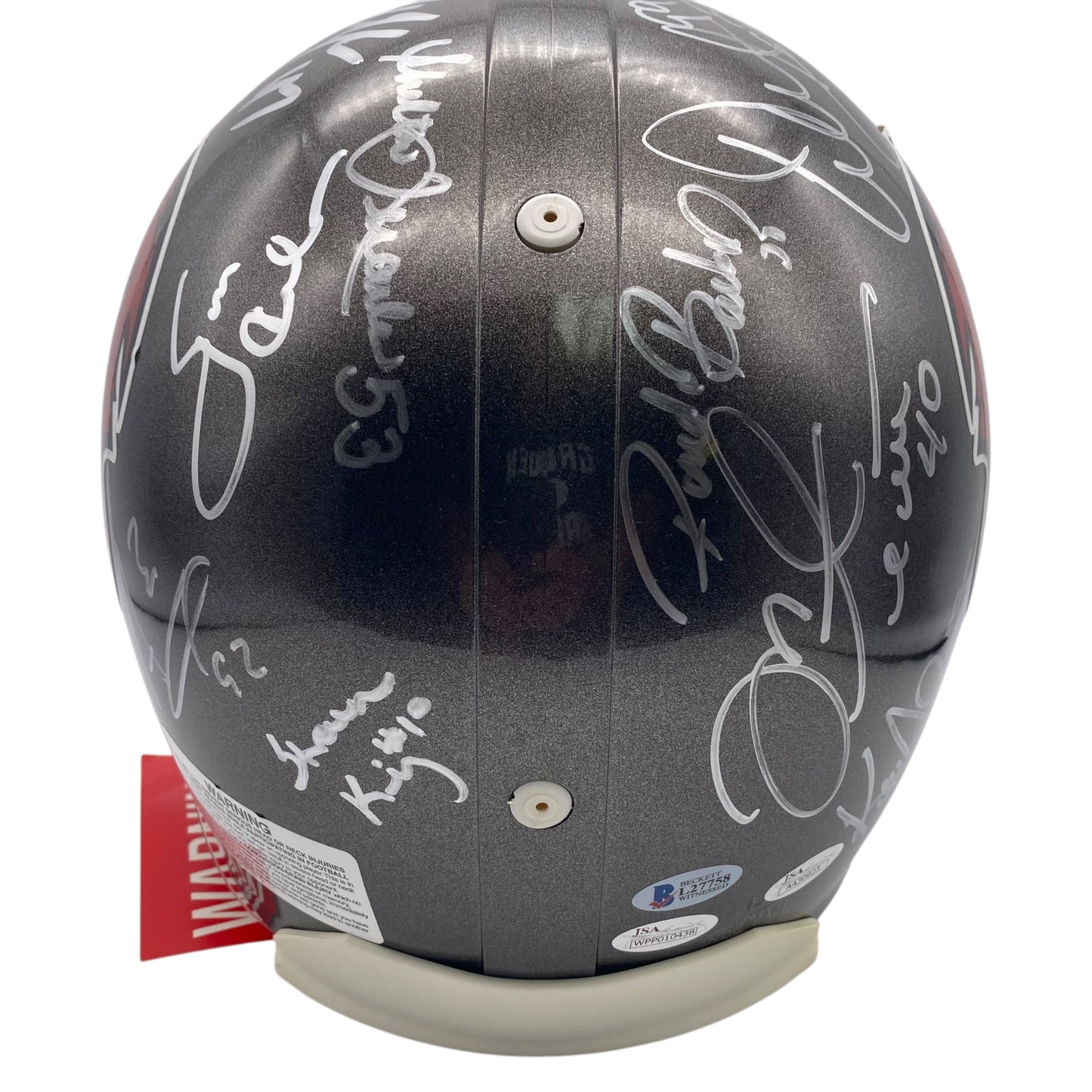 2002 Tampa Bay Buccaneers Full Size Authentic Super Bowl XXXVII Team Signed Helmet - 15 Autographs