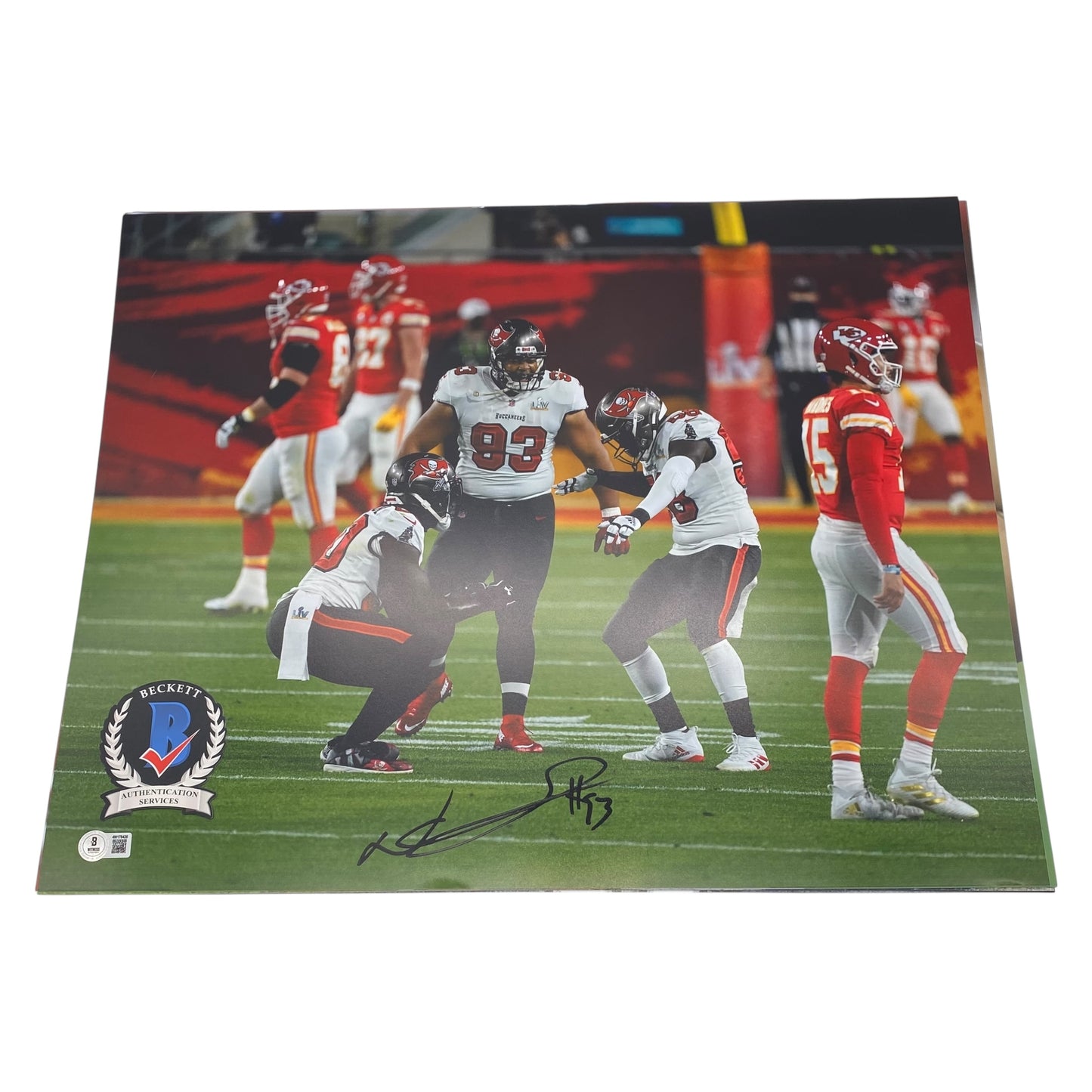 Ndamukong Suh Signed Tampa Bay Buccaneers 16x20 Photo