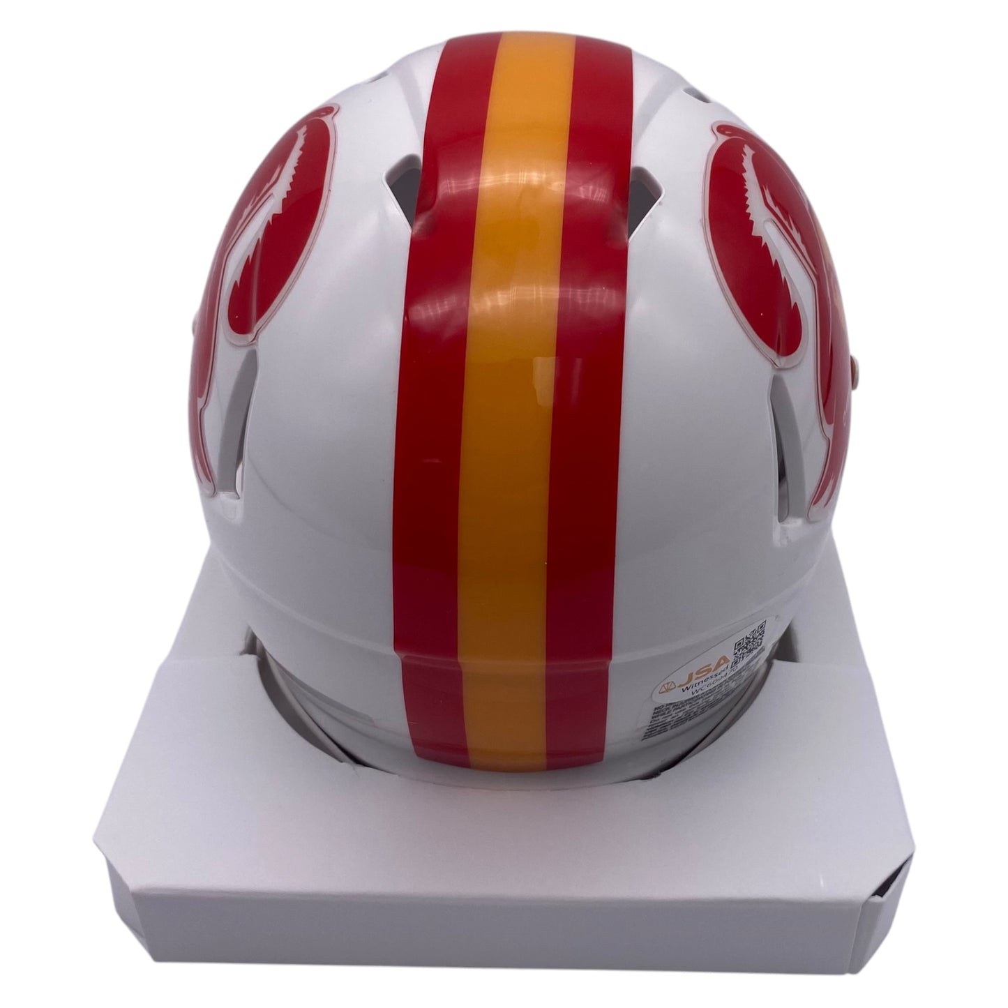 Simeon Rice Signed Tampa Bay Buccaneers Throwback 1976-1996 Speed Mini Helmet