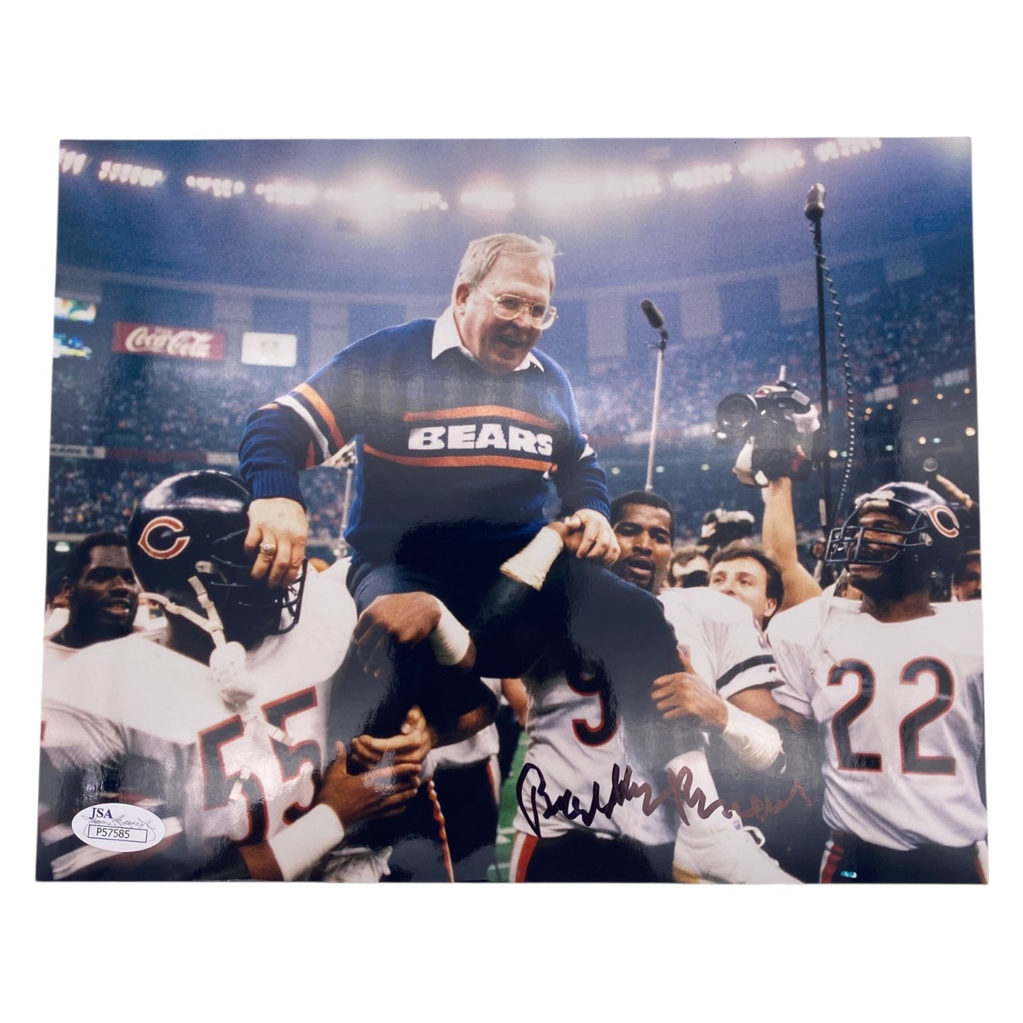 Coach Buddy Ryan Signed Chicago Bears 8x10 Photo