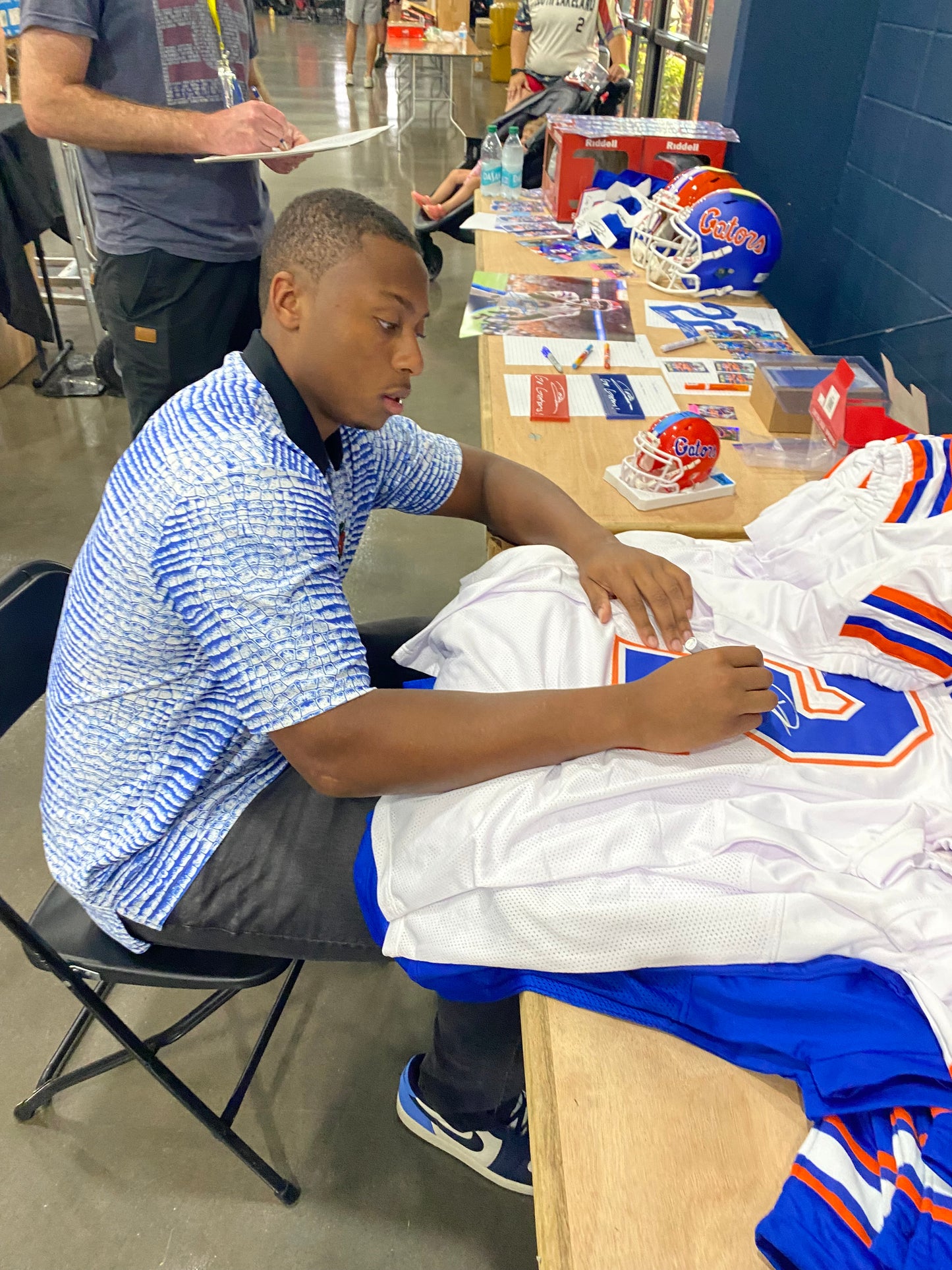 DJ Lagway Signed #2 Stitched Jersey Florida Gators Style White