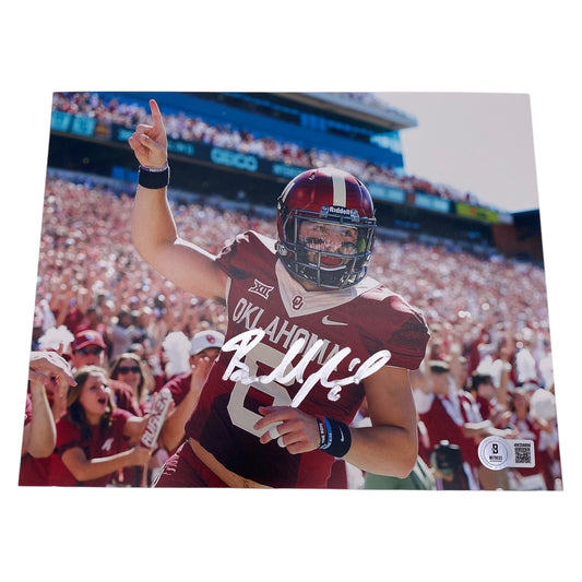 Baker Mayfield Signed Oklahoma Sooners 8x10 Photo