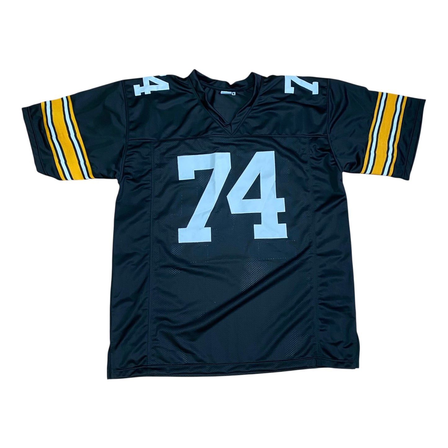 Tristan Wirfs Signed #74 Stitched Jersey Iowa Hawkeyes Style Black